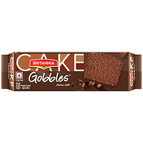 Britannia Gobbles Marble Cake - Choco Chill 100g
